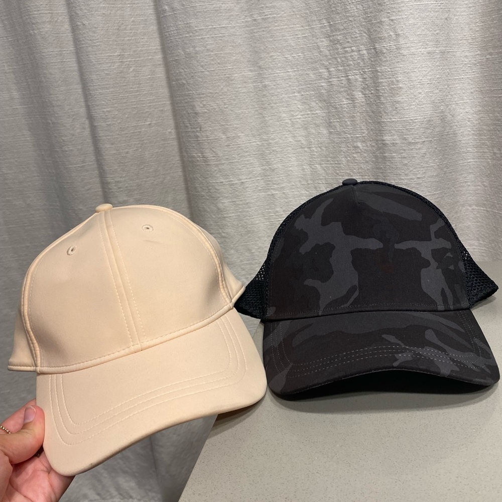 Two Lululemon hats